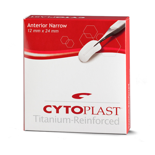 Cytoplast™ Ti-250, nicht resorbierbare titanverstärkte  Membran - Membrangröße: Ti-250 AS 14 x 24 mm