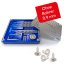 Reduced complete LeadFIX instrument set and membrane pins