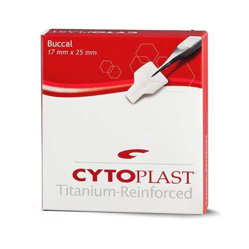 Cytoplast™ Ti-250, nicht resorbierbare titanverstärkte Membran Ti-250 BL 17 x 25 mm