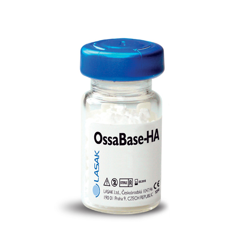 Knochenersatzmaterial OssaBase-HA, Korngröße 0,6–1,0 mm - Packungsgröße: 1.0 ml/0.5 g